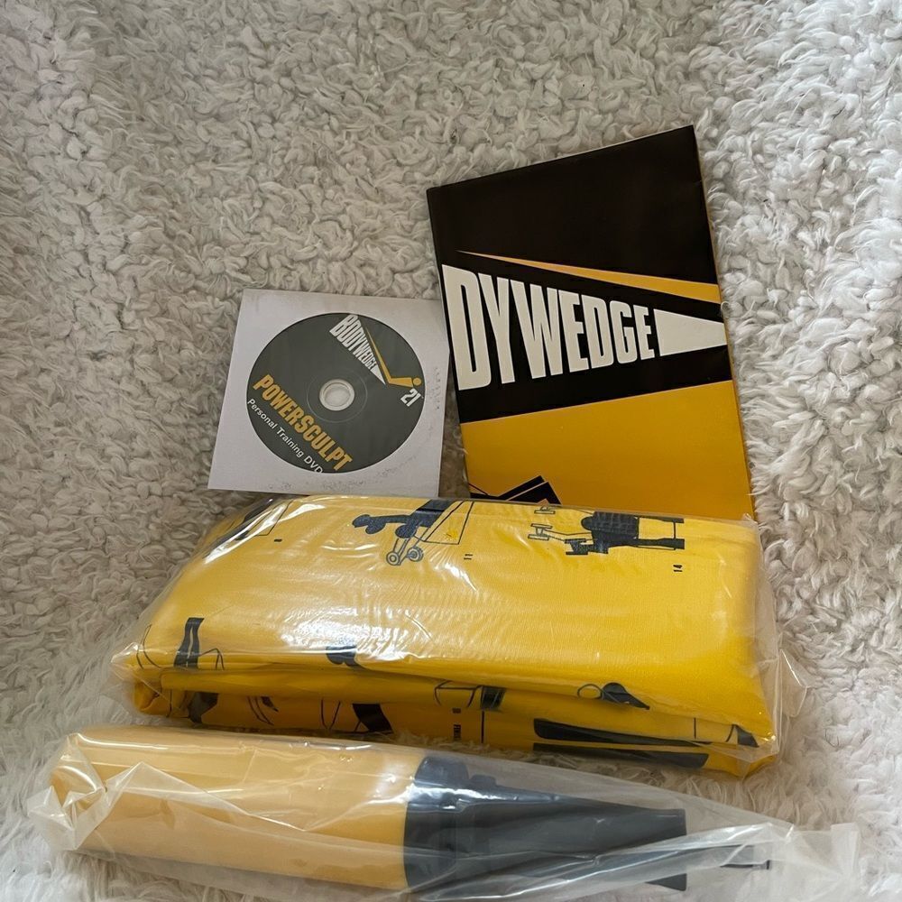 New in box Bodywedge 21 Inflatable Workout System Full Body Exercise Poster DVD - Picture 7 of 8